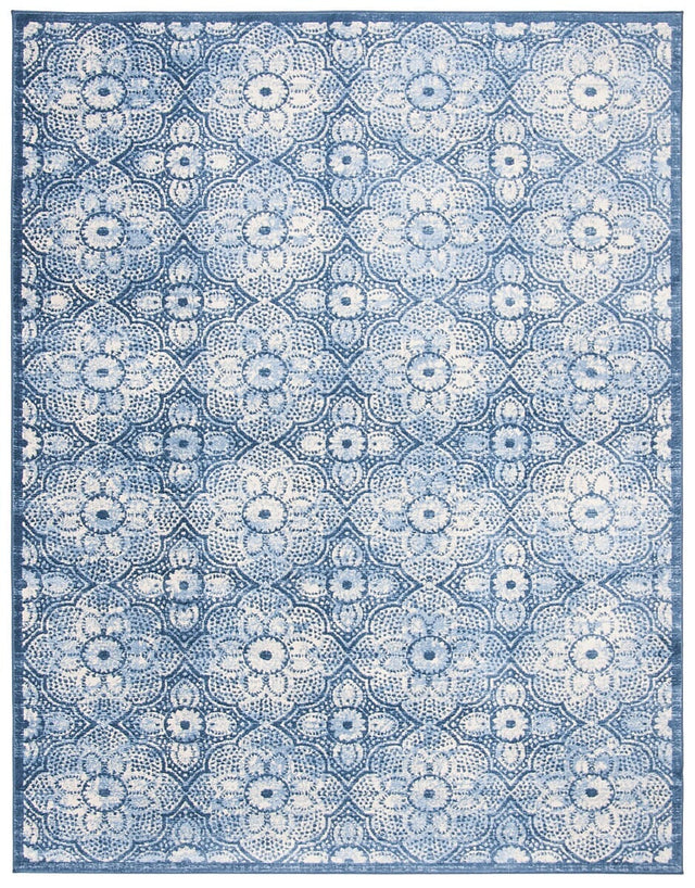 Safavieh Brentwood Bnt862N Navy / Creme Rugs.