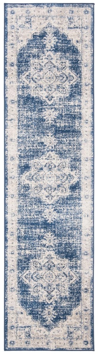 Safavieh Brentwood Bnt865A Ivory/Navy Rugs.