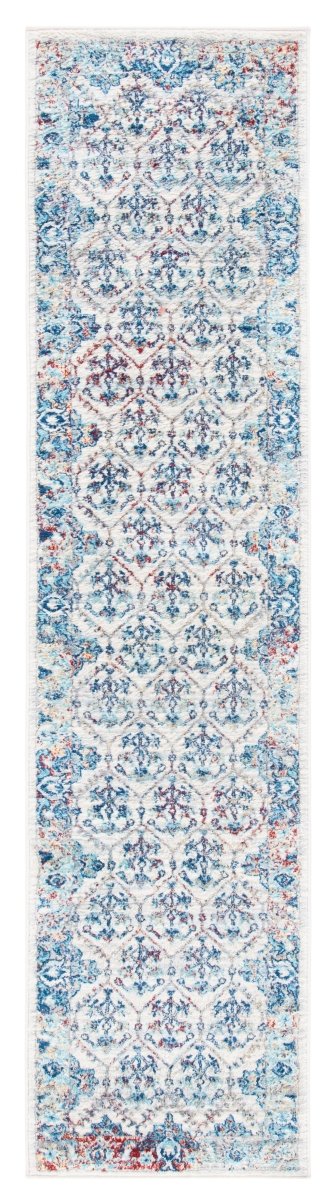Safavieh Brentwood Bnt869A Ivory/Blue Rugs.