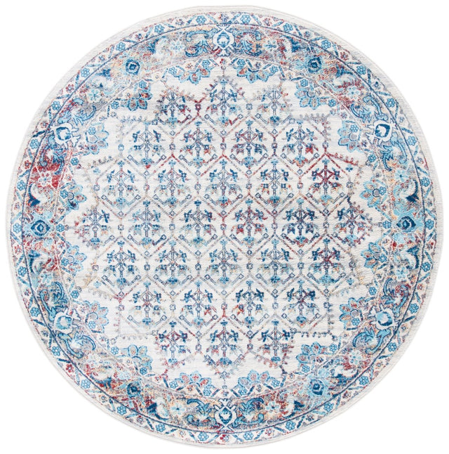 Safavieh Brentwood Bnt869A Ivory/Blue Rugs.