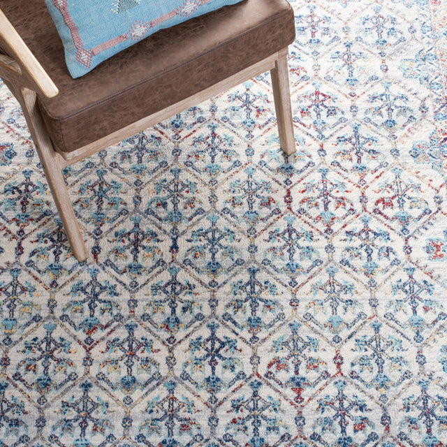 Safavieh Brentwood Bnt869A Ivory/Blue Rugs.