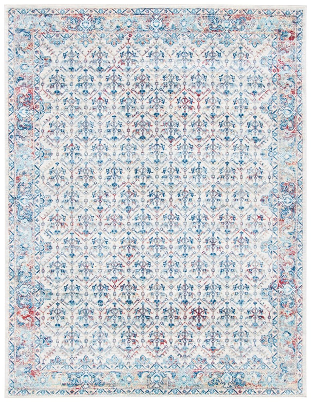 Safavieh Brentwood Bnt869A Ivory/Blue Rugs.