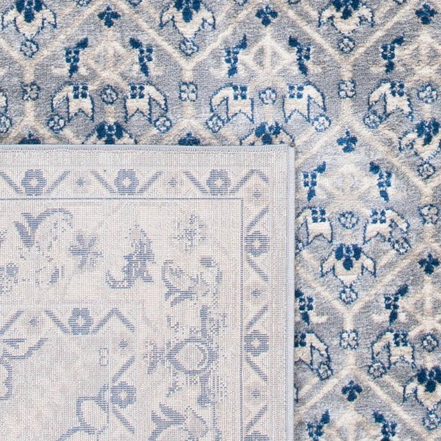 Safavieh Brentwood Bnt869F Grey/Blue Rugs.