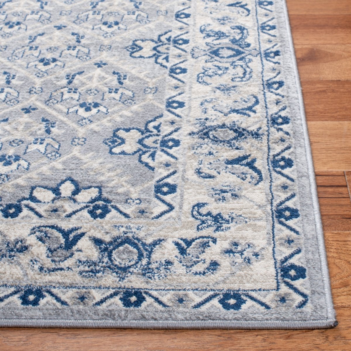 Safavieh Brentwood Bnt869F Grey/Blue Rugs.