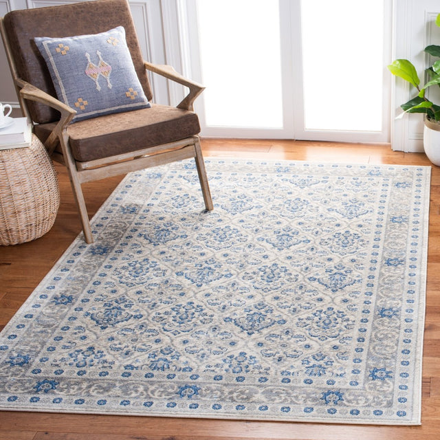 Safavieh Brentwood Bnt870A Ivory/Blue Rugs.