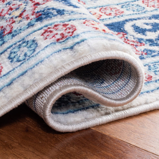 Safavieh Brentwood Bnt870B Beige/Navy Rugs.
