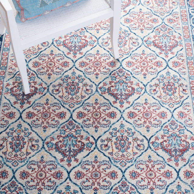 Safavieh Brentwood Bnt870B Beige/Navy Rugs.