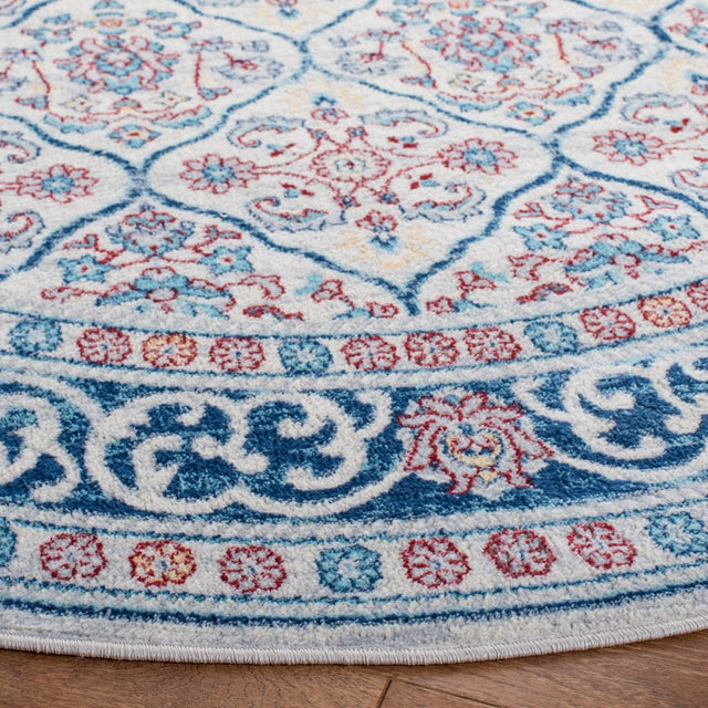 Safavieh Brentwood Bnt870B Beige/Navy Rugs.