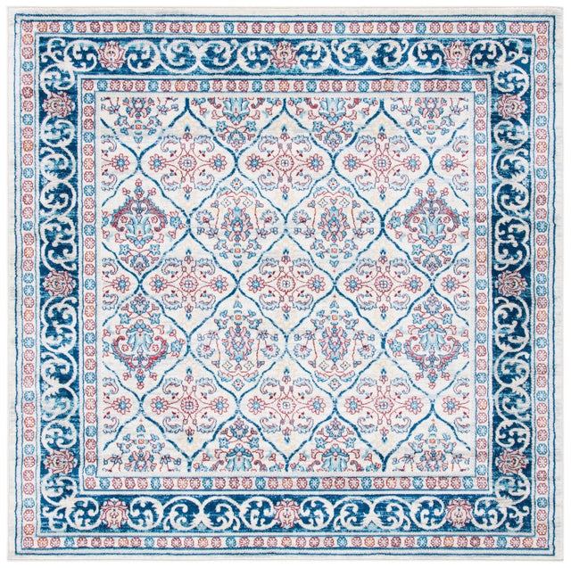 Safavieh Brentwood Bnt870B Beige/Navy Rugs.