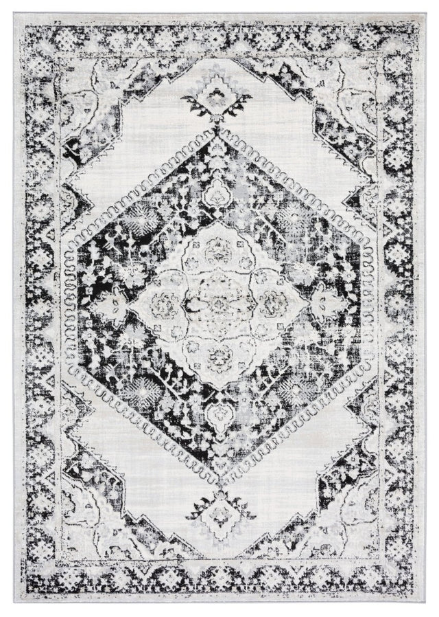 Safavieh Brentwood Bnt871Z Black/Ivory Rug.
