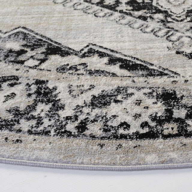 Safavieh Brentwood Bnt871Z Black/Ivory Rug.