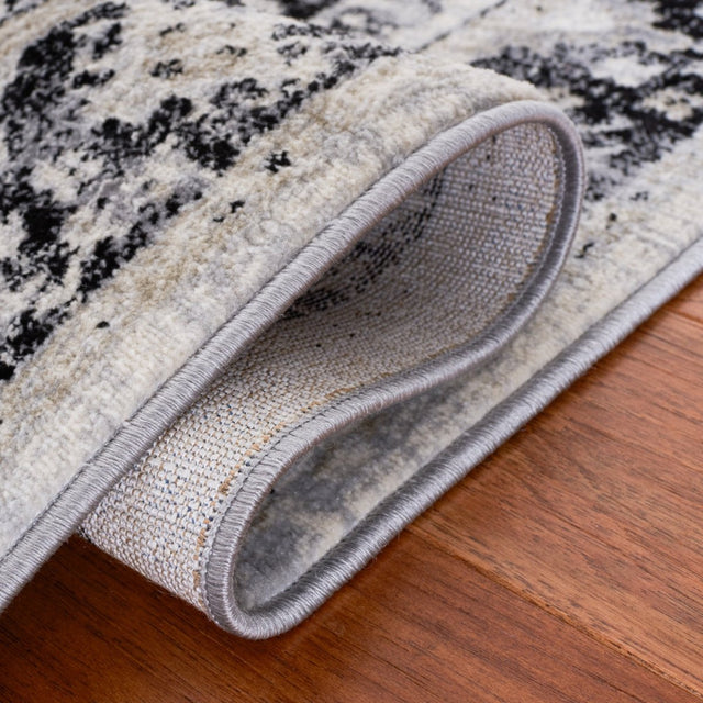 Safavieh Brentwood Bnt871Z Black/Ivory Rug.