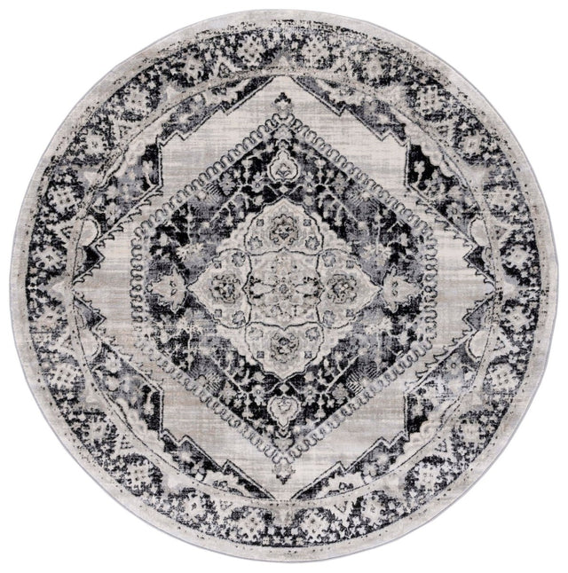 Safavieh Brentwood Bnt871Z Black/Ivory Rug.