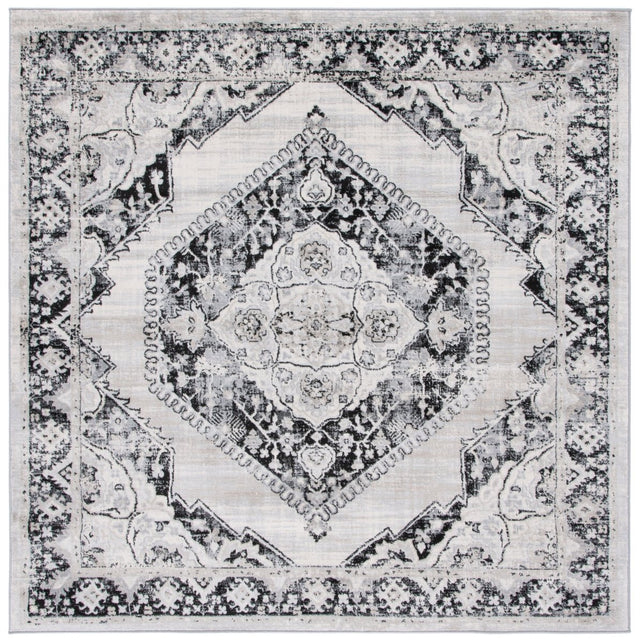 Safavieh Brentwood Bnt871Z Black/Ivory Rug.