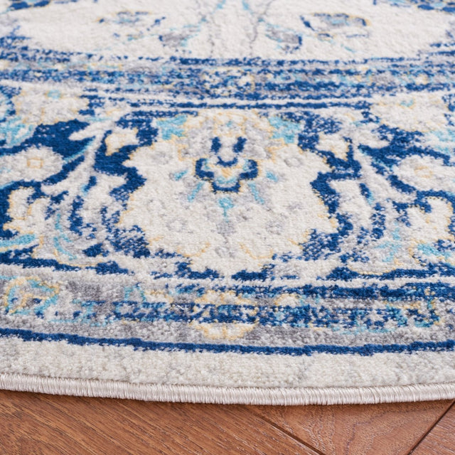 Safavieh Brentwood Bnt874M Blue/Light Grey Rug.