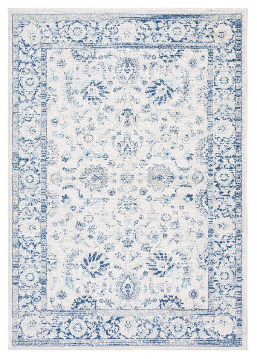 Safavieh Brentwood Bnt874M Blue/Light Grey Rug.