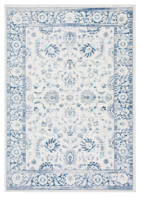 Safavieh Brentwood Bnt874M Blue/Light Grey Rug.