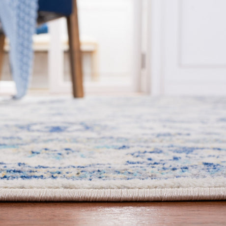 Safavieh Brentwood Bnt874M Blue/Light Grey Rug.