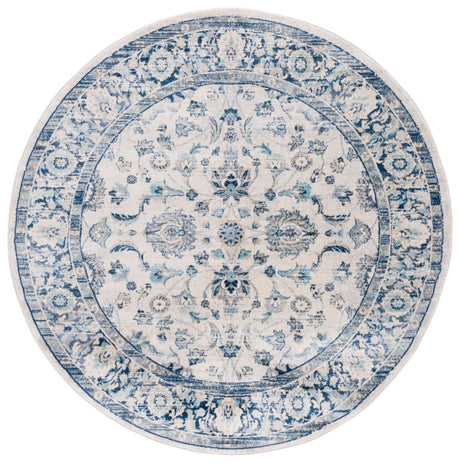 Safavieh Brentwood Bnt874M Blue/Light Grey Rug.
