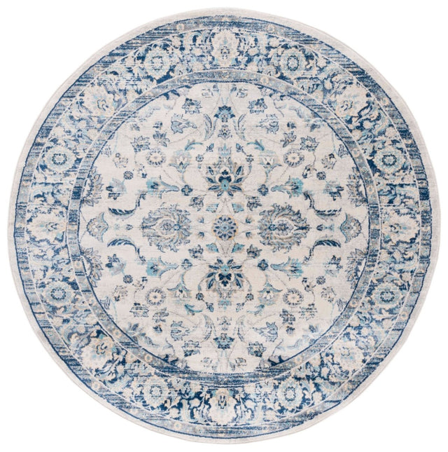 Safavieh Brentwood Bnt874M Blue/Light Grey Rug.