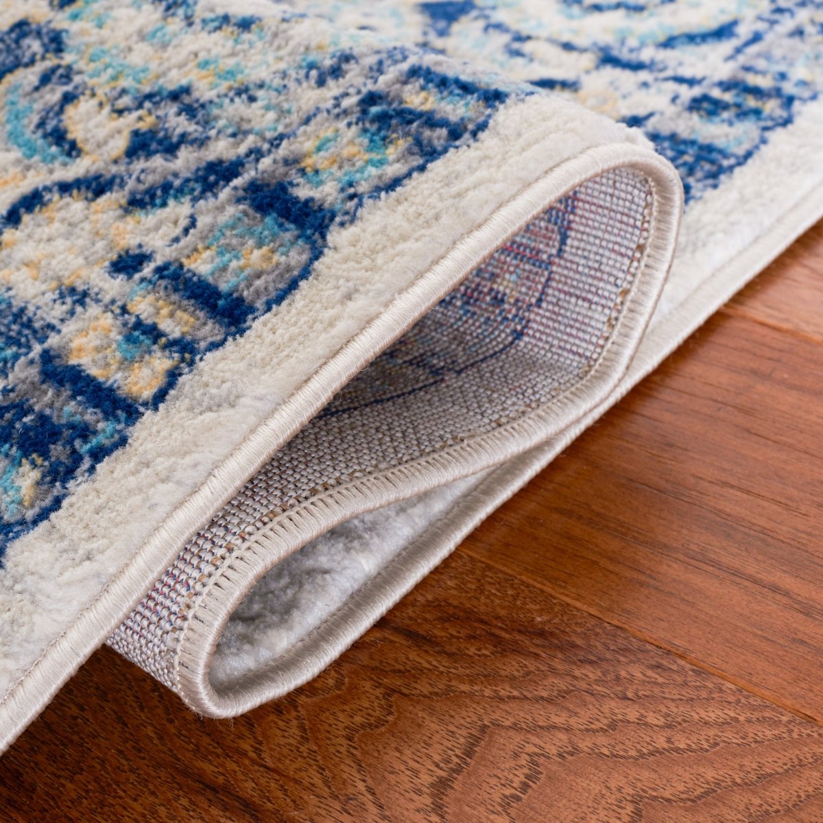Safavieh Brentwood Bnt874M Blue/Light Grey Rug.