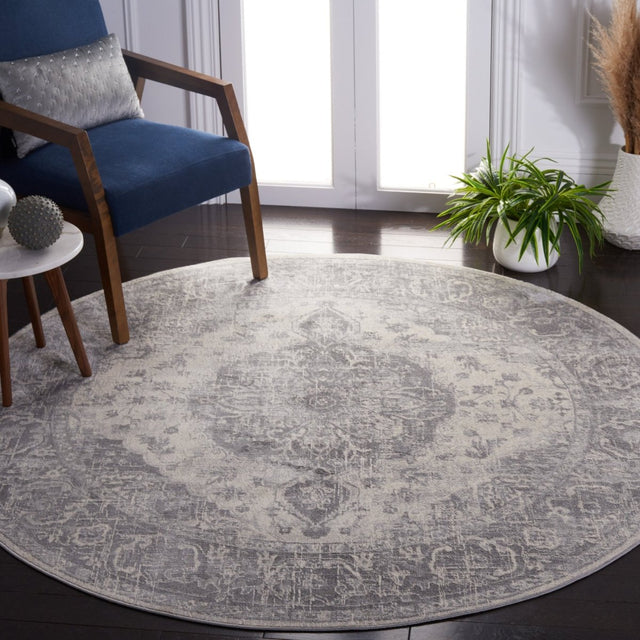 Safavieh Brentwood Bnt879F Grey/Light Grey Rug.