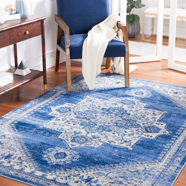 Safavieh Brentwood Bnt885A Ivory/Blue Rug.