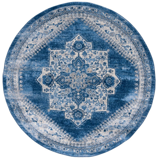 Safavieh Brentwood Bnt885A Ivory/Blue Rug.