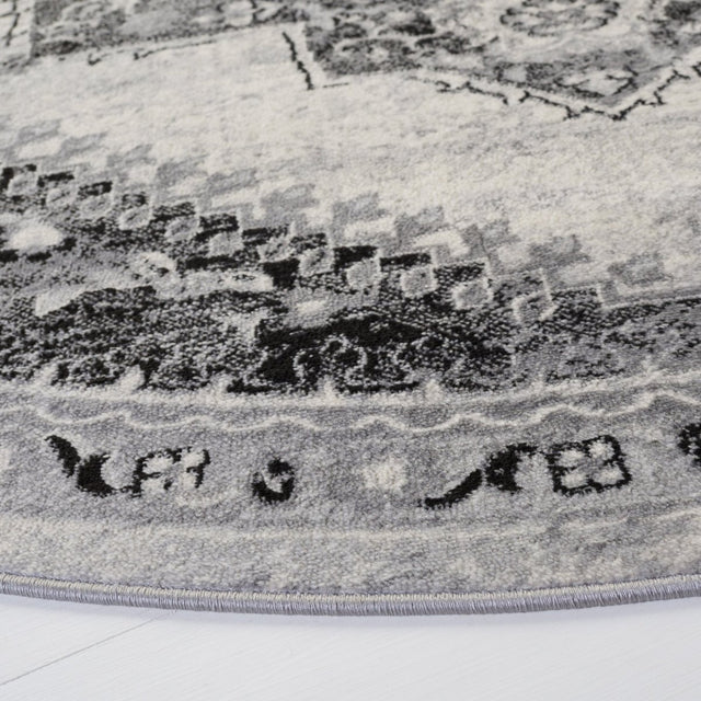 Safavieh Brentwood Bnt885F Grey/Black Rug.