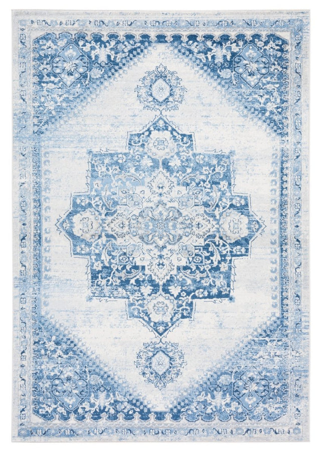 Safavieh Brentwood Bnt885M Blue/Ivory Rug.