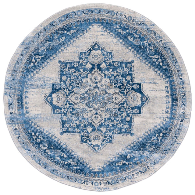 Safavieh Brentwood Bnt885M Blue/Ivory Rug.
