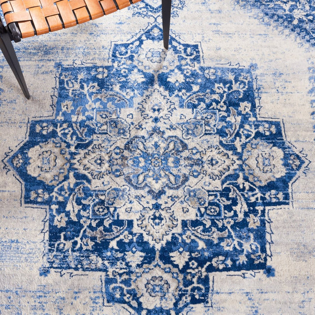 Safavieh Brentwood Bnt885M Blue/Ivory Rug.