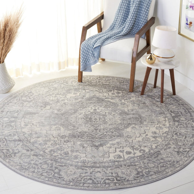 Safavieh Brentwood Bnt888F Grey/Light Grey Rug.