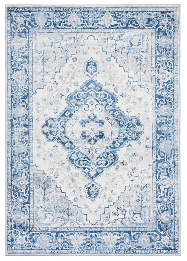 Safavieh Brentwood Bnt888M Blue/Ivory Rug.