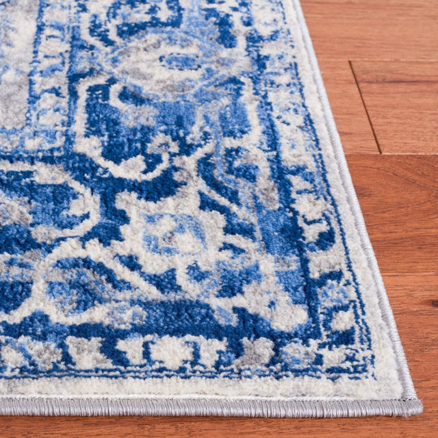 Safavieh Brentwood Bnt888M Blue/Ivory Rug.