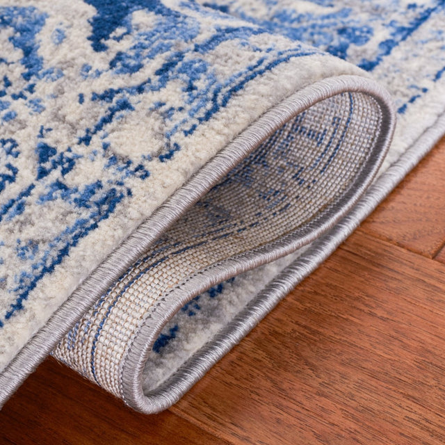 Safavieh Brentwood Bnt888M Blue/Ivory Rug.