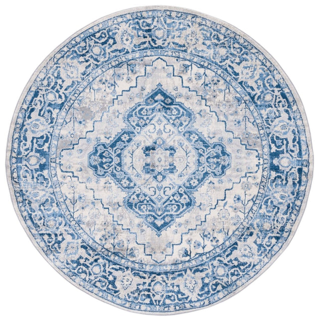 Safavieh Brentwood Bnt888M Blue/Ivory Rug.