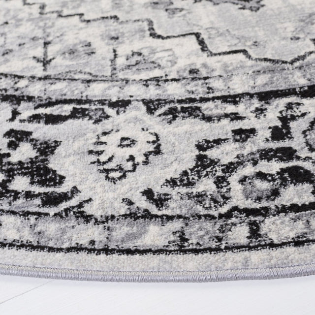 Safavieh Brentwood Bnt888Z Black/Ivory Rug.