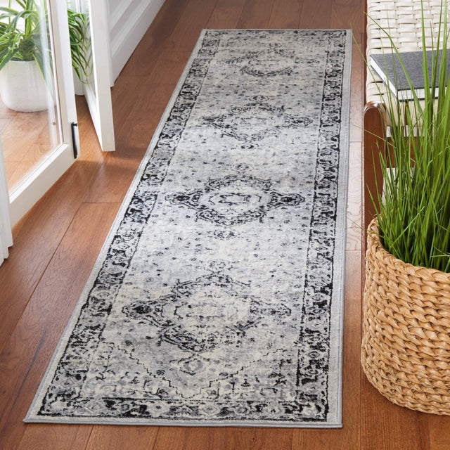 Safavieh Brentwood Bnt888Z Black/Ivory Rug.