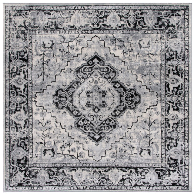 Safavieh Brentwood Bnt888Z Black/Ivory Rug.