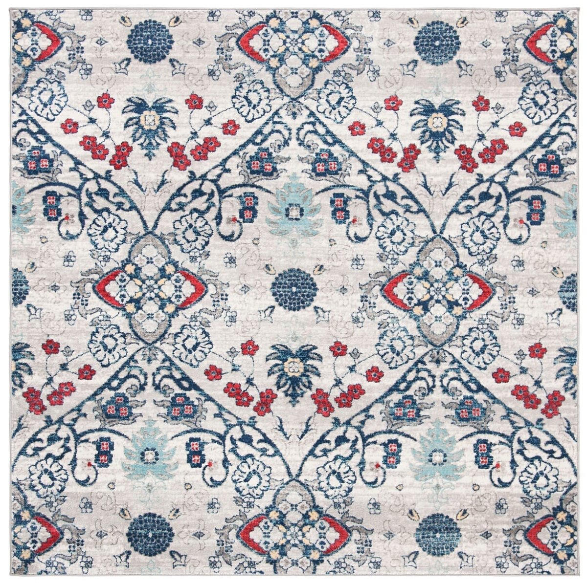 Safavieh Brentwood Bnt894M Navy/Grey Rug.