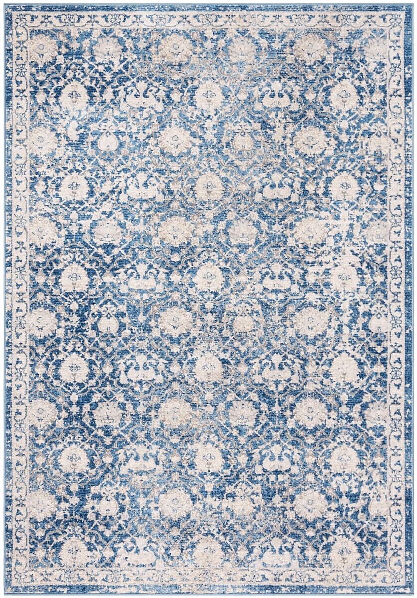 Safavieh Brentwood Bnt896N Navy/Creme Rug.