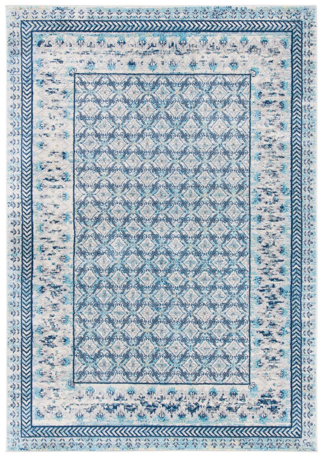 Safavieh Brentwood Bnt899A Ivory/Aqua Rugs.