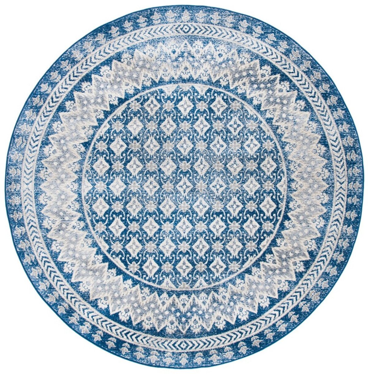 Safavieh Brentwood Bnt899N Navy/Beige Rugs.
