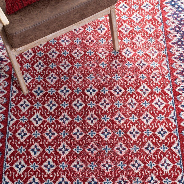 Safavieh Brentwood Bnt899Q Red/Ivory Rugs.