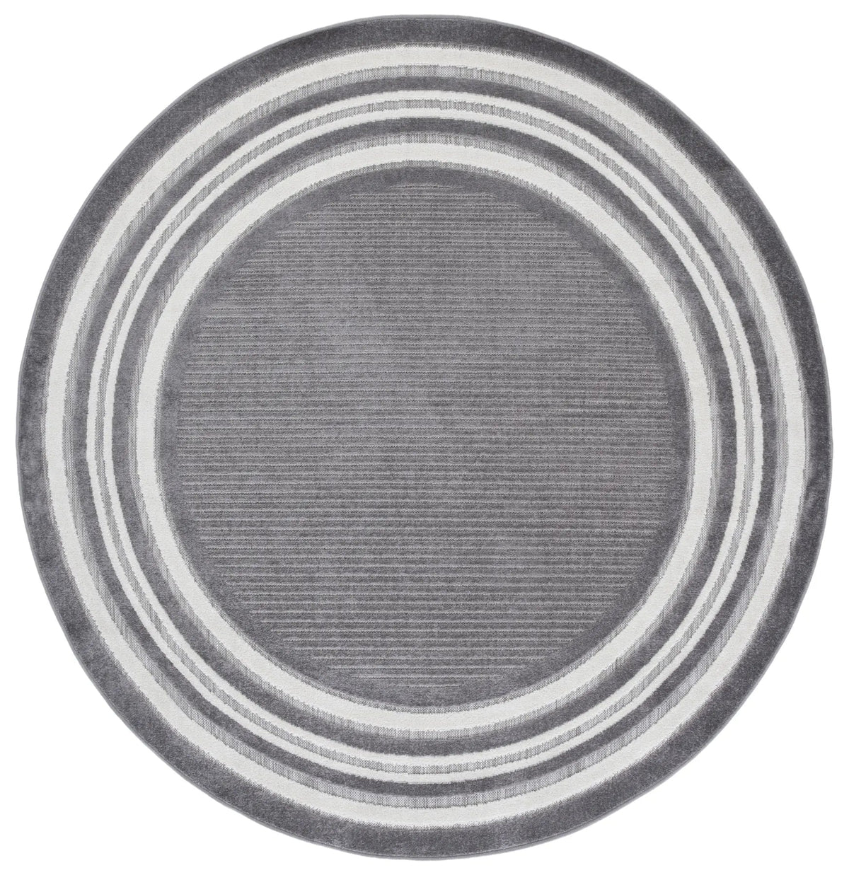 Safavieh Cabana 6'-7" x 6'-7" Rug in Grey / Ivory