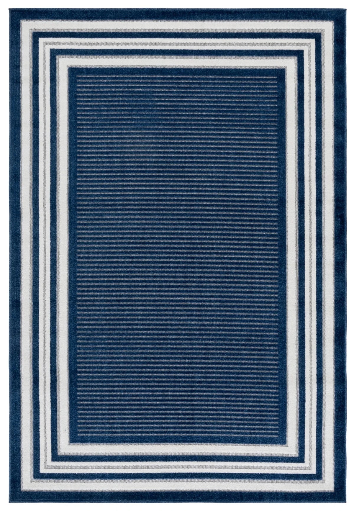 Safavieh Cabana 4'-5" x 6'-5" Rug in Blue / Ivory