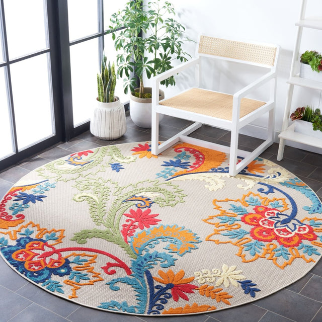Safavieh Cabana Cbn305A Ivory/Blue Rug.