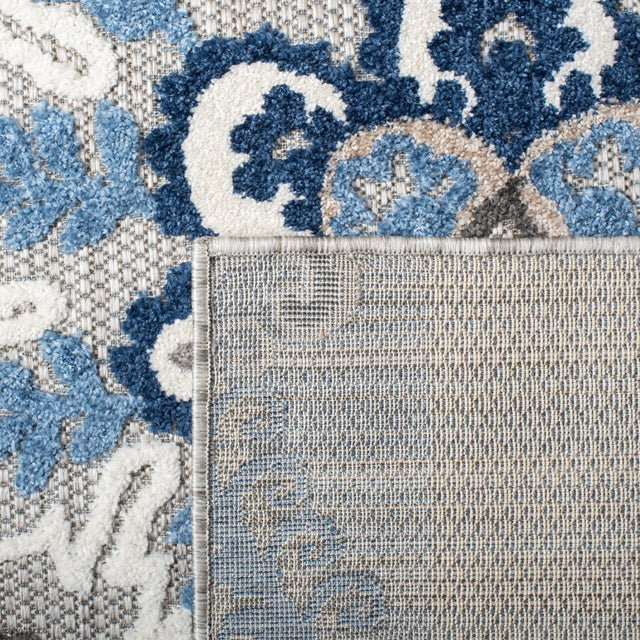 Safavieh Cabana Cbn305F Grey/Blue Rugs.