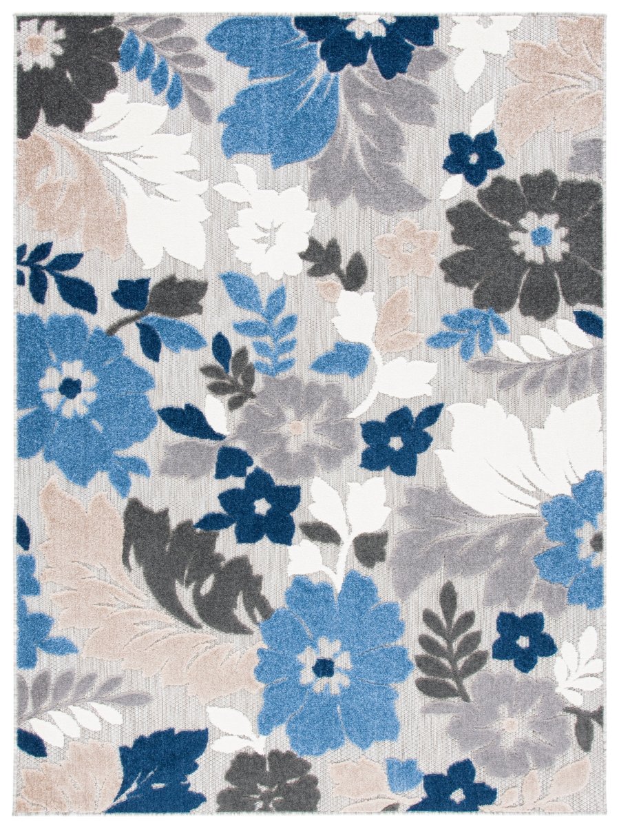 Safavieh Cabana Cbn308F Grey/Blue Rug.